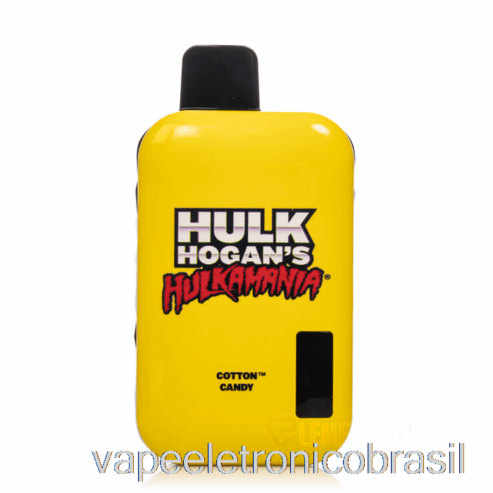Vape Recarregável Hulk Hogan Hulkamania 8000 Algodão Doce Descartável